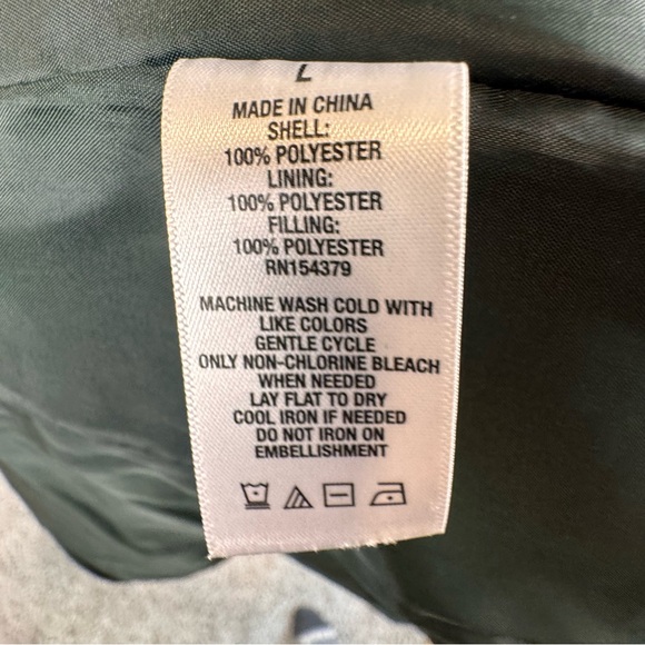 Aeropostale Women’s Forest Green Puffer Vest Cabincore Outdoor - Picture 8 of 11